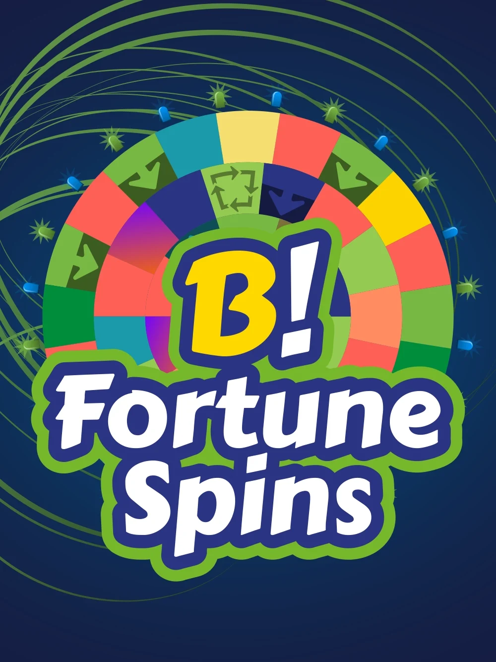 B Fortune Spins con símbolos de bonificación y fortuna