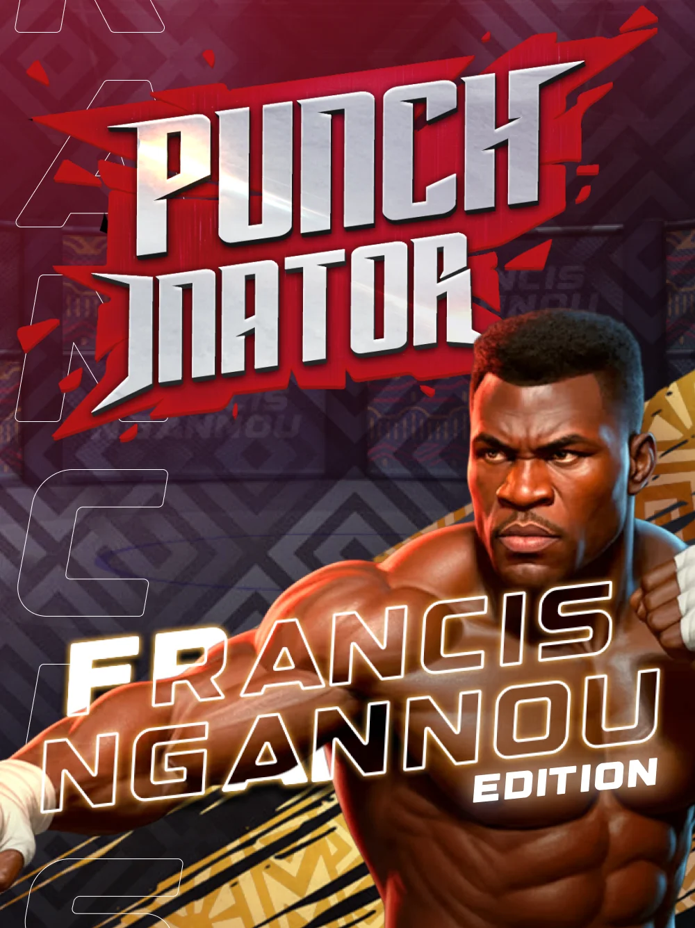 Juego Punchinator Francis con arte llamativo y ritmo arcade