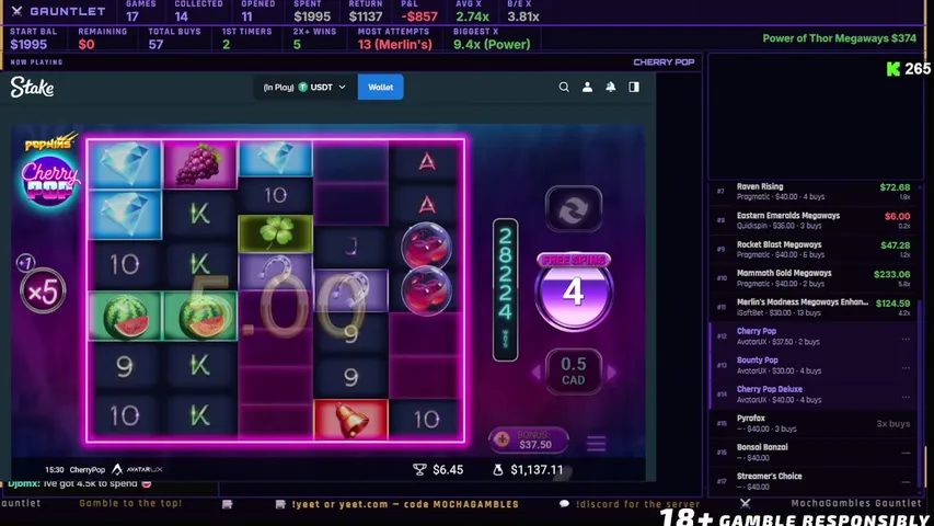 Juego con portada vibrante y composición de casino contemporáneo
